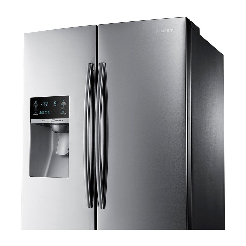 Samsung 653L French Door Fridge SRF653CDLS, Front left view