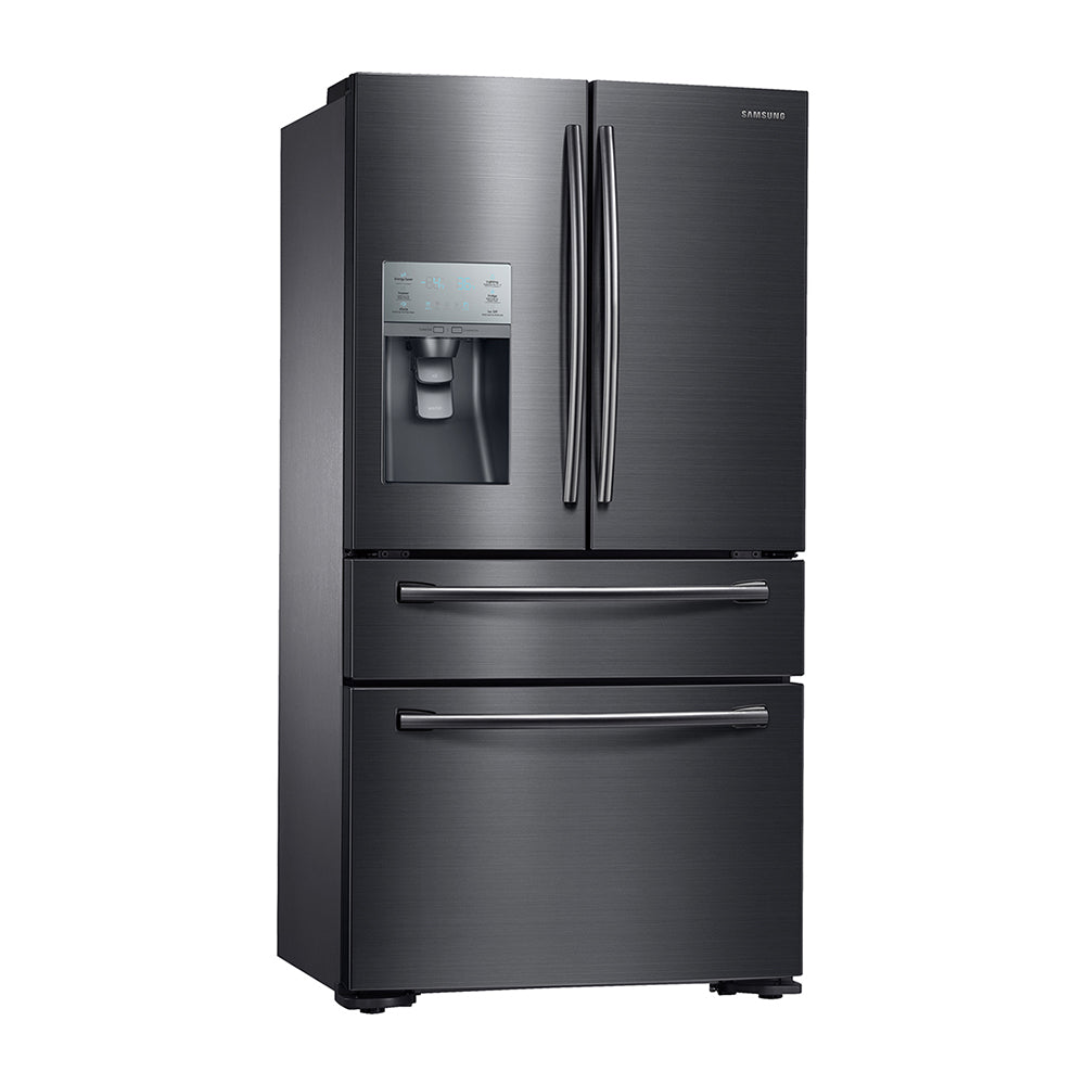 Samsung 680L French Door Fridge SRF677CDBLS, Front right view