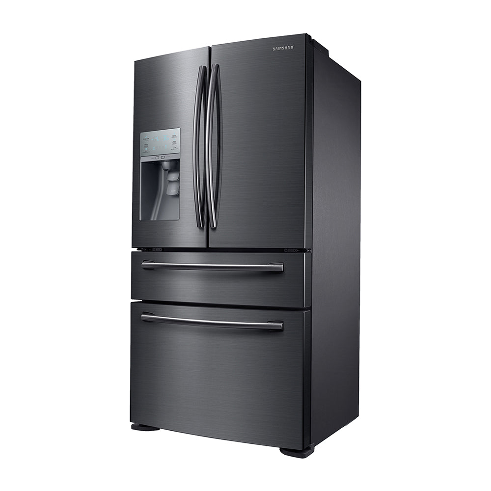 Samsung 680L French Door Fridge SRF677CDBLS, Front left view