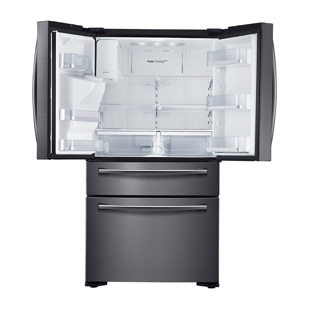 Samsung 680L French Door Fridge SRF677CDBLS, Top open