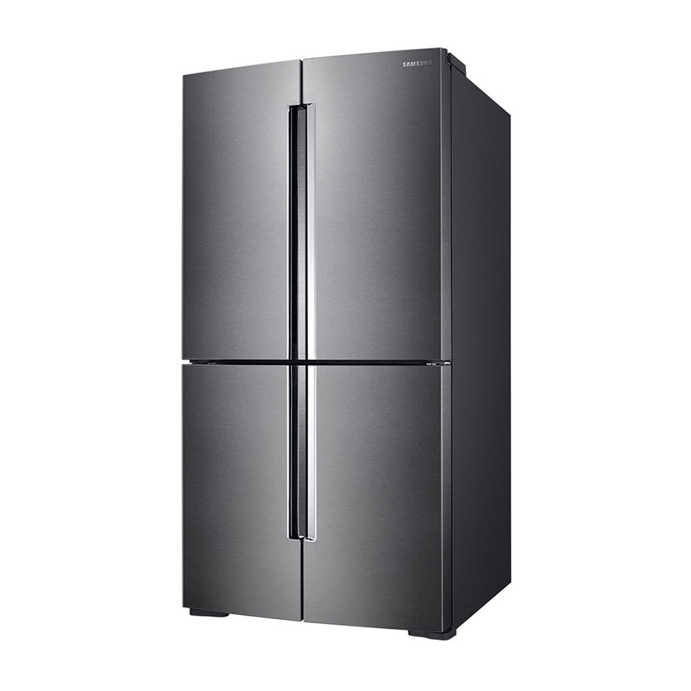 Samsung 714L French Door Fridge SRF714NCDBLS, Front left view