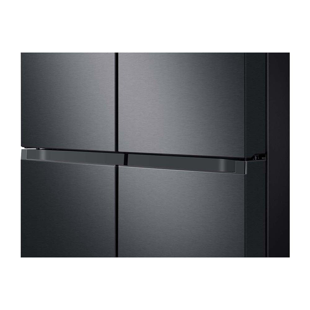 Samsung 649L French Door Fridge Black SRF7300BA, Door perspective view