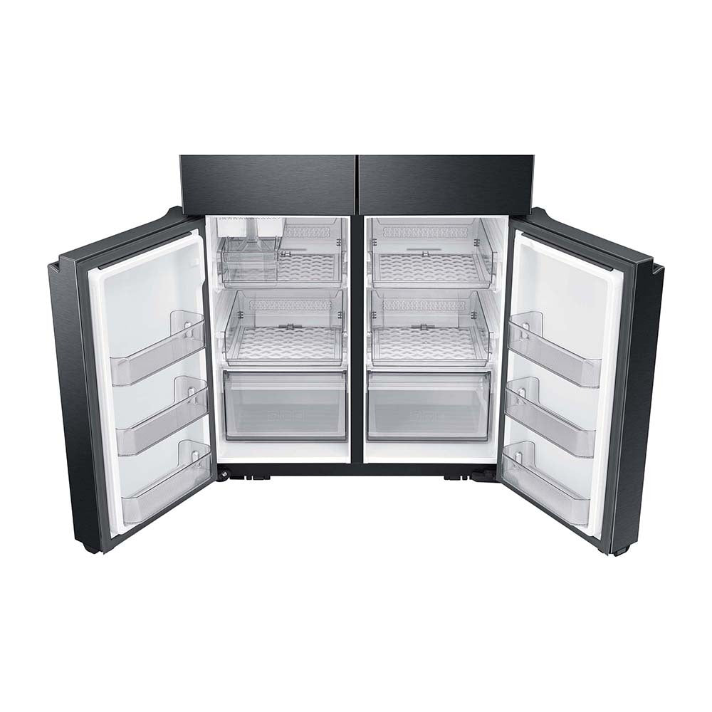 Samsung 649L French Door Fridge Black SRF7300BA, Bottom open