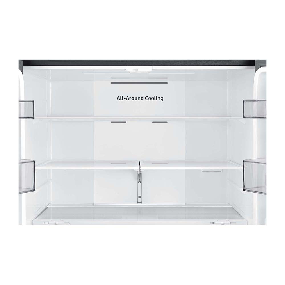 Samsung 649L French Door Fridge Black SRF7300BA, Glass shelf view