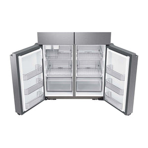 Samsung 649L French Door Fridge Stainless Steel SRF7300SA, Bottom open