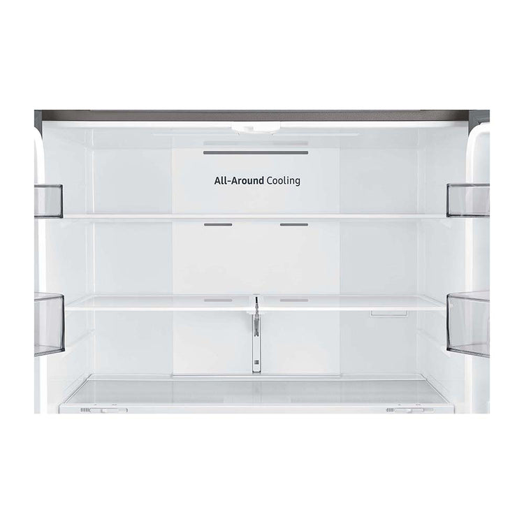 Samsung 649L French Door Fridge Stainless Steel SRF7300SA, Glass shelf view