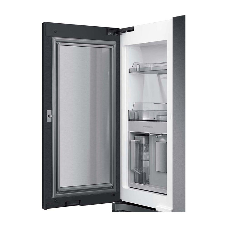 Samsung 637L Family Hub French Door Fridge Black SRF9300BFH, Top single door open