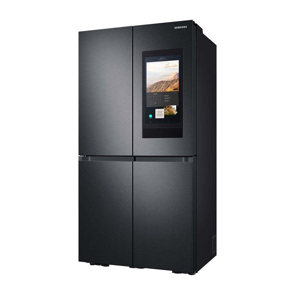 Samsung 637L Family Hub French Door Fridge Black SRF9300BFH, Front left view