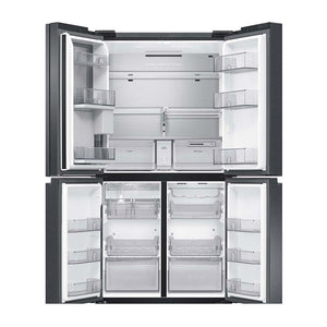 Samsung 637L Family Hub French Door Fridge Black SRF9300BFH, Front view with doors open