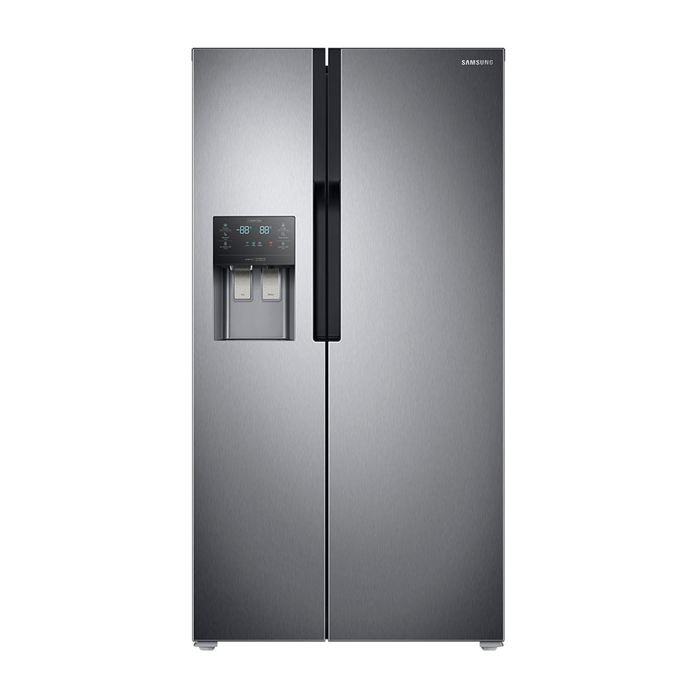 Samsung 589L Side By Side Fridge SRS588DLS, Front view 