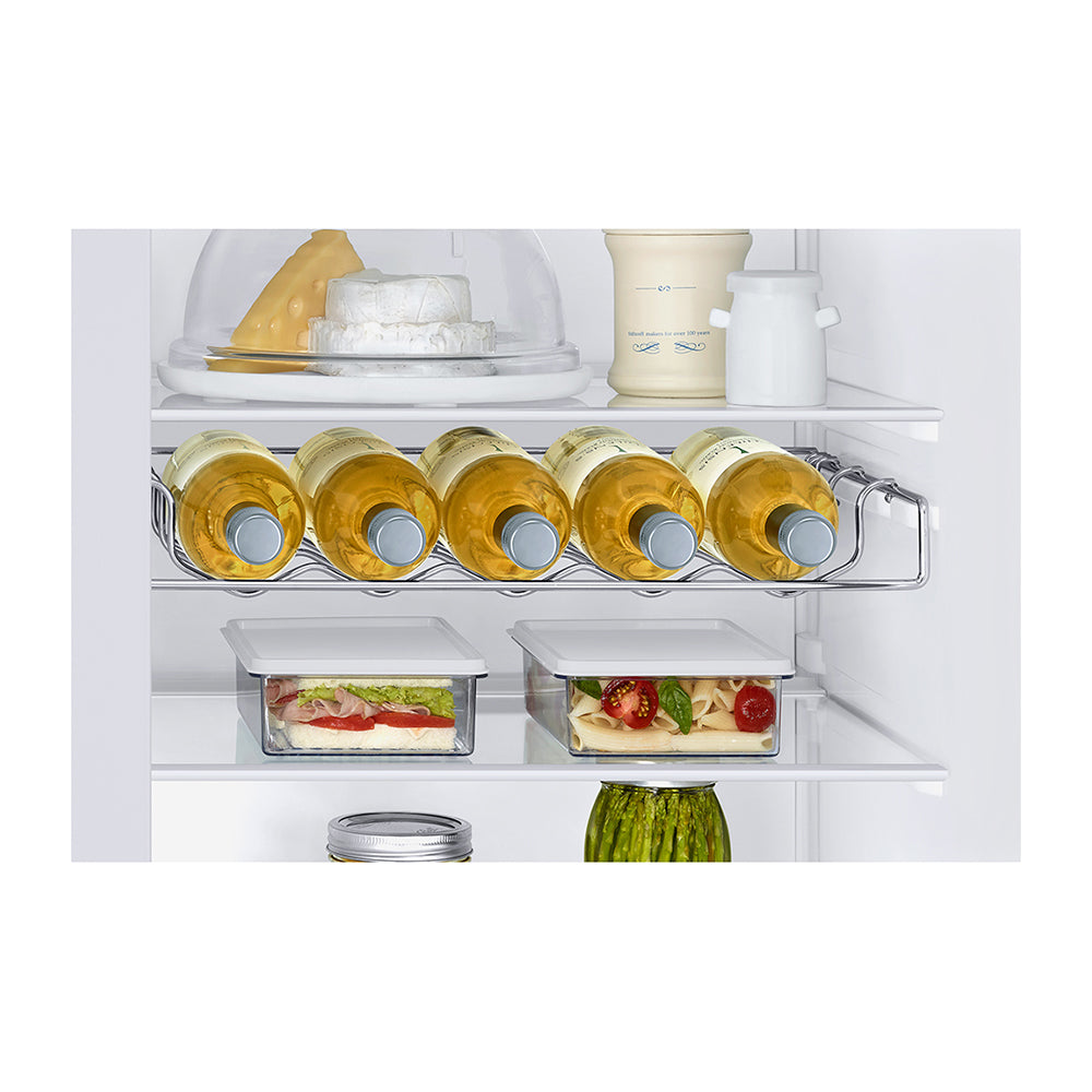 Samsung 589L Side By Side Fridge SRS588DLS, Bottle holder rack with bottles