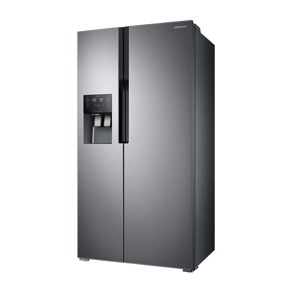 Samsung 589L Side By Side Fridge SRS588DLS, Samsung 589L Side By Side Fridge SRS588DLS, Front left view