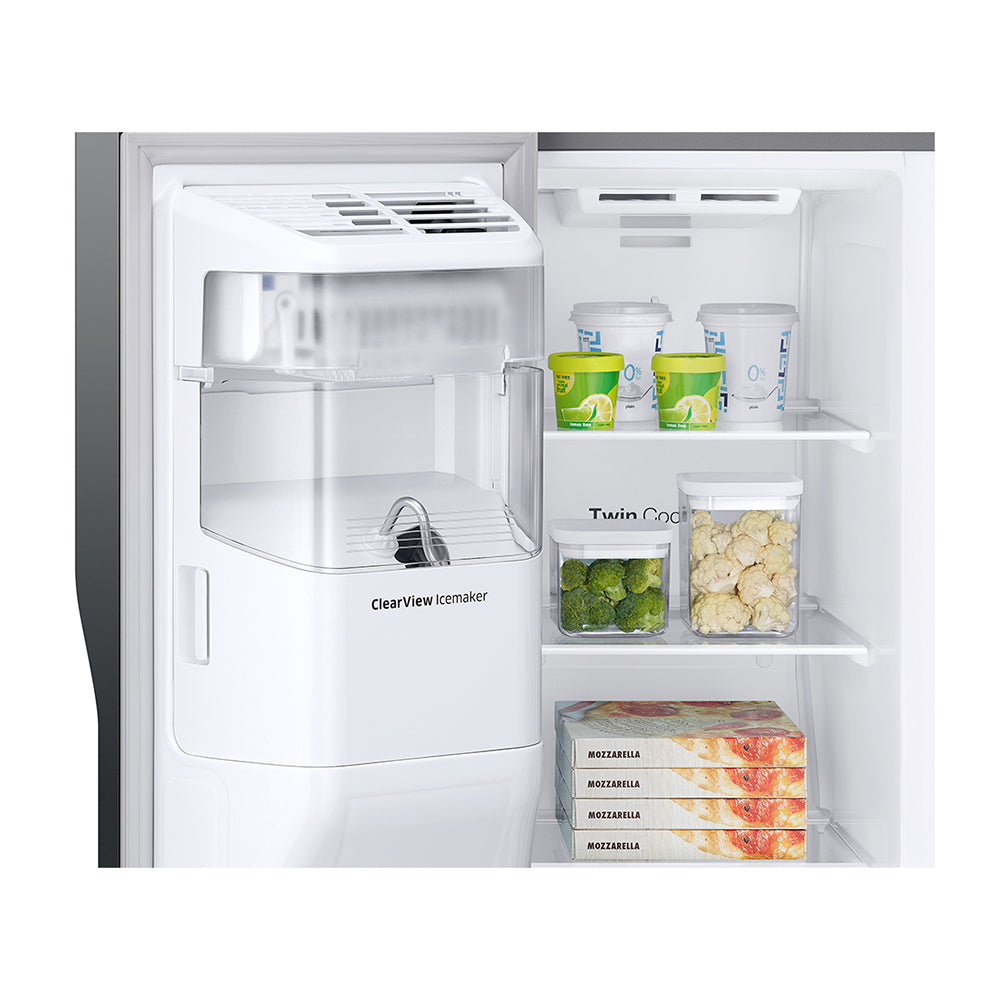 Samsung 589L Side By Side Fridge SRS588DLS, Ice maker 