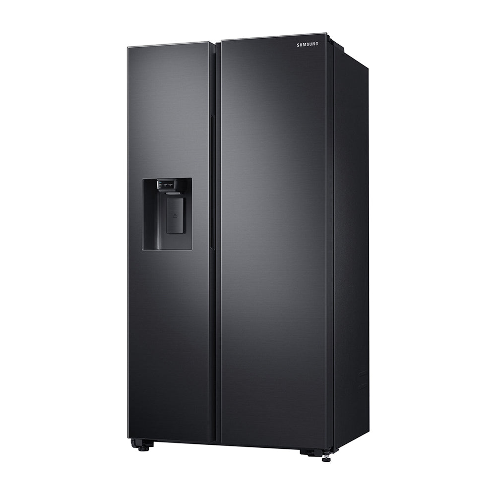 Samsung 635L Side By Side Fridge Black SRS673DMB, Front left view 