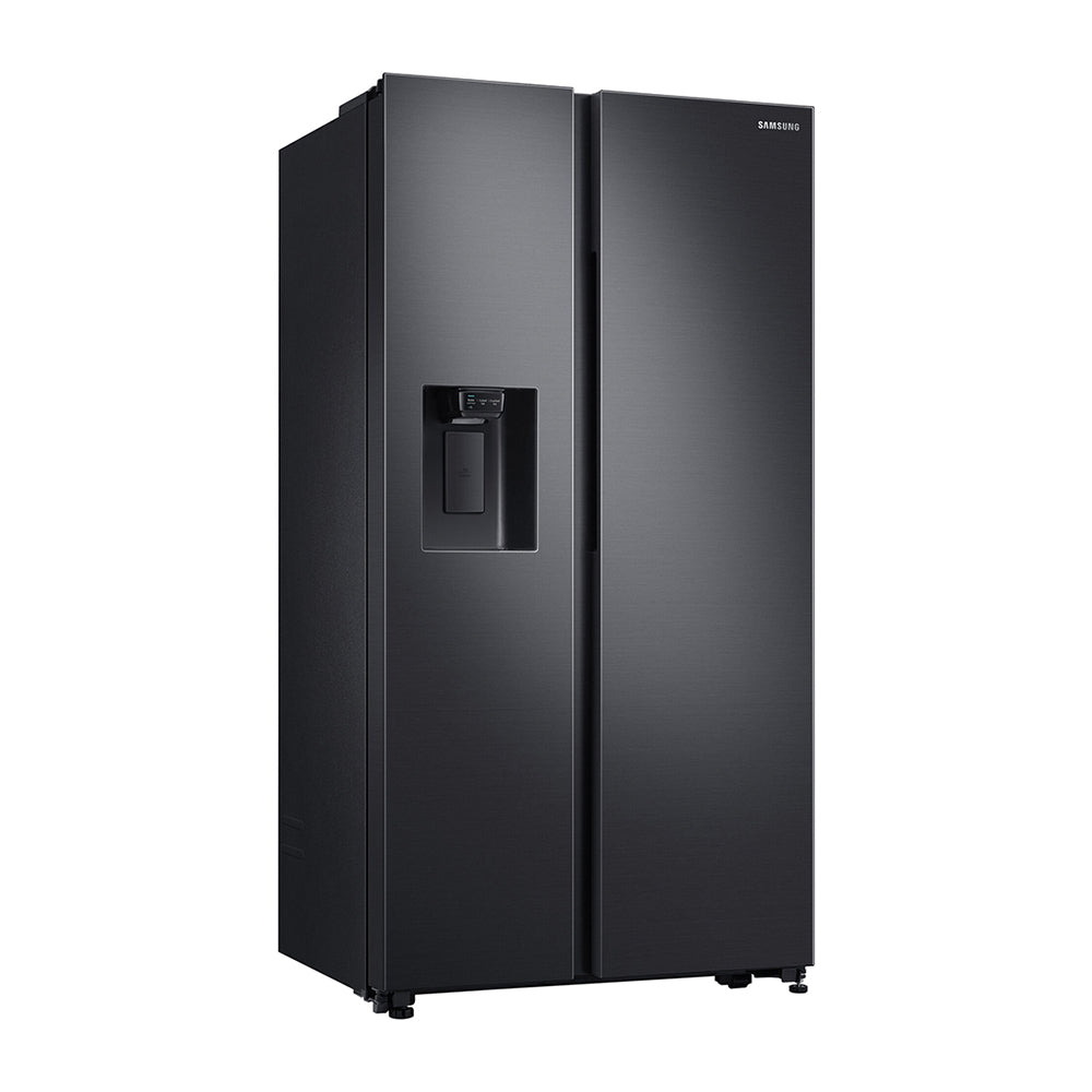 Samsung 635L Side By Side Fridge Black SRS673DMB, Front right view 