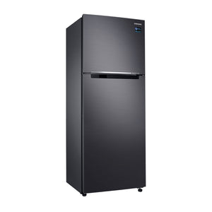 Samsung 326L Top Mount Fridge Black SRT3300B, Front right view