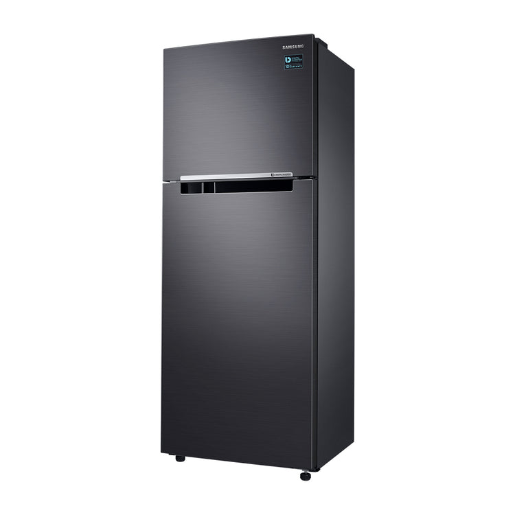 Samsung 326L Top Mount Fridge Black SRT3300B, Front left view