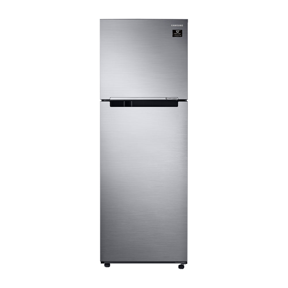 Samsung 326L Top Mount Fridge Stainless Steel SRT3300S, Front view