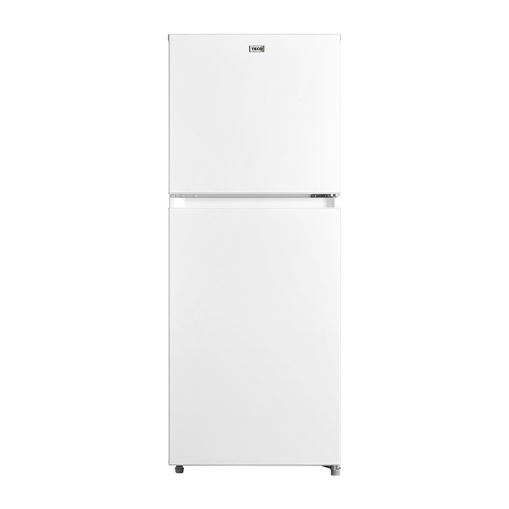 TECO TFF203WNTDM 203L Top Mount Fridge White, Front view 