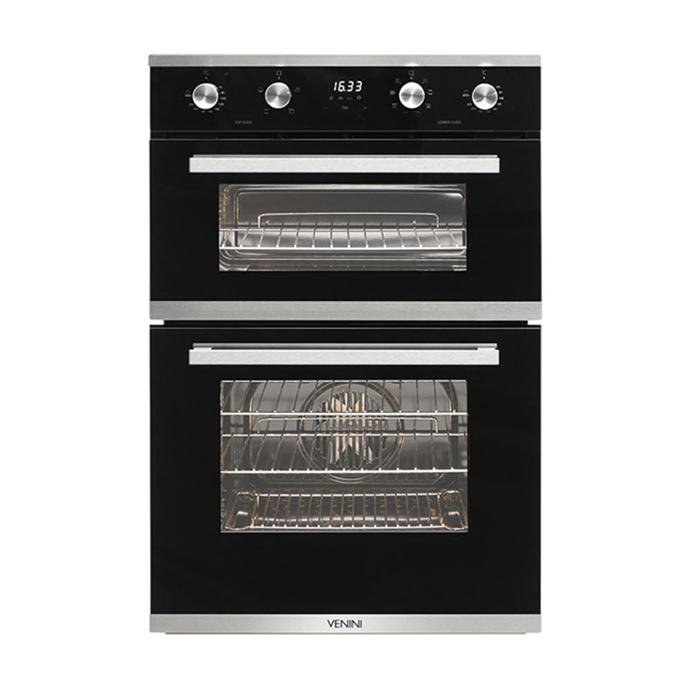 Venini VO2S Multifunction Double Oven, Front view