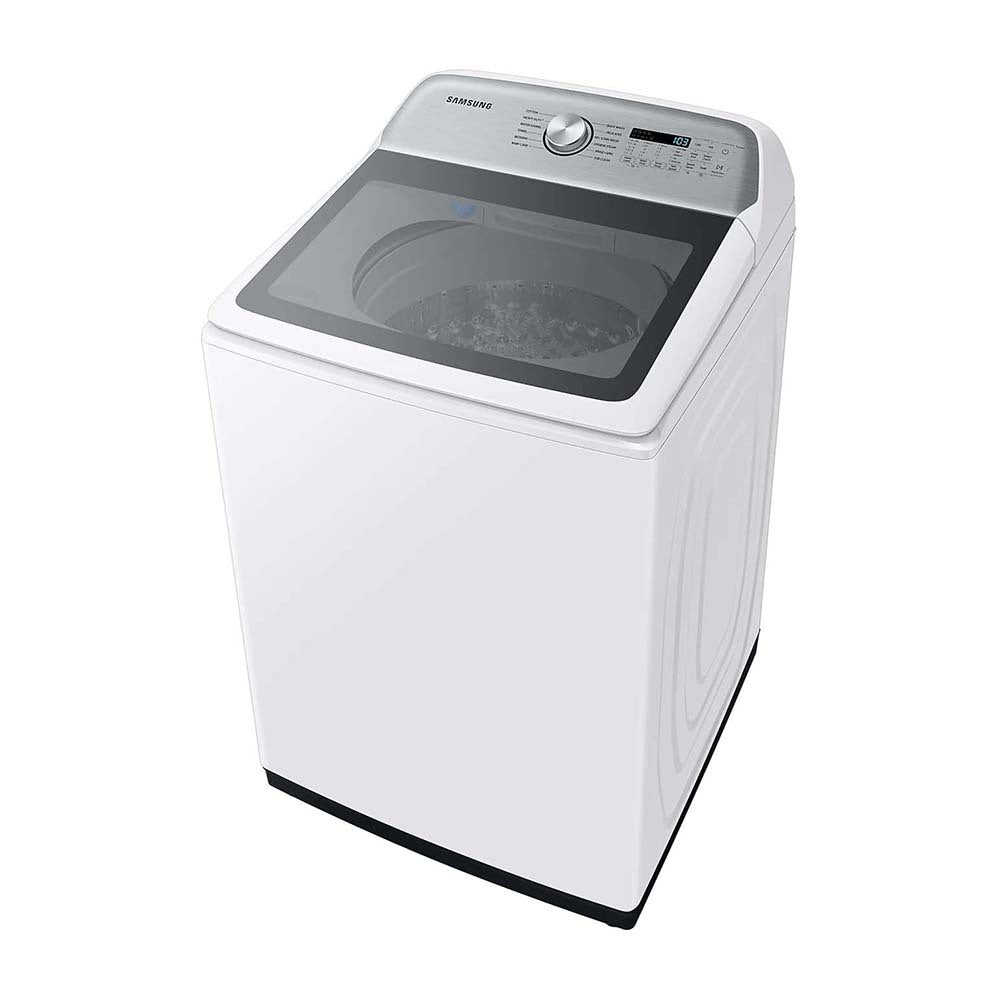 Samsung 12kg Top Load Washing Machine WA12A8376GW, Top left view