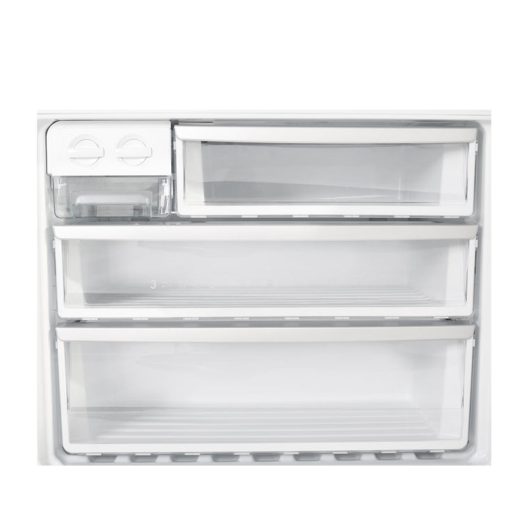 Westinghouse WBE5300WAR 528L Bottom Mount Fridge White, Bottom open