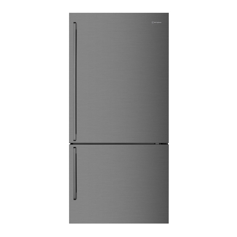 Westinghouse WBE5304BC-L 496L Bottom Mount Fridge Dark Stainless Steel, Front view
