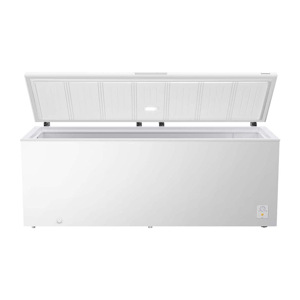 Westinghouse WCM7000WE 702L White Chest Freezer, Door open view 2