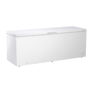 Westinghouse WCM7000WE 702L White Chest Freezer, Front right view