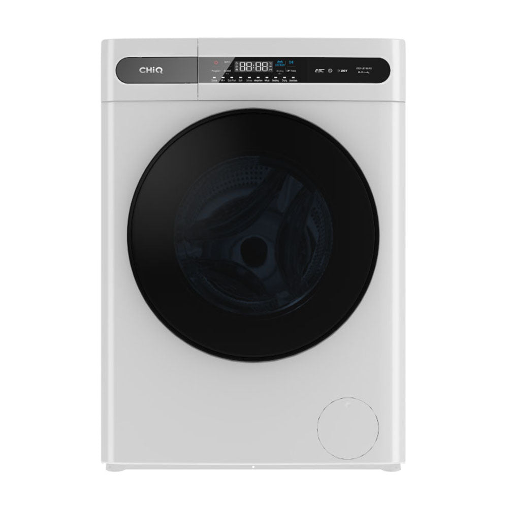 CHiQ 8kg/5kg Front Load Washer Dryer Combo WDFL8T48W2, Front view