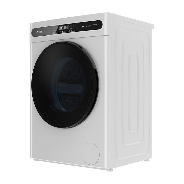 CHiQ 8kg/5kg Front Load Washer Dryer Combo WDFL8T48W2, Front left view