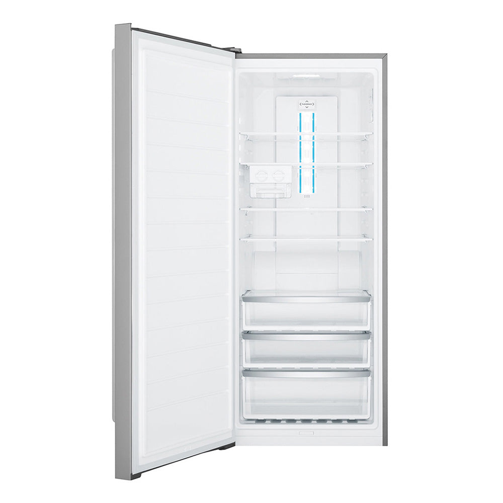 Westinghouse 388L Upright Freezer Stainless Steel WFB4204SCL, Front view with open door