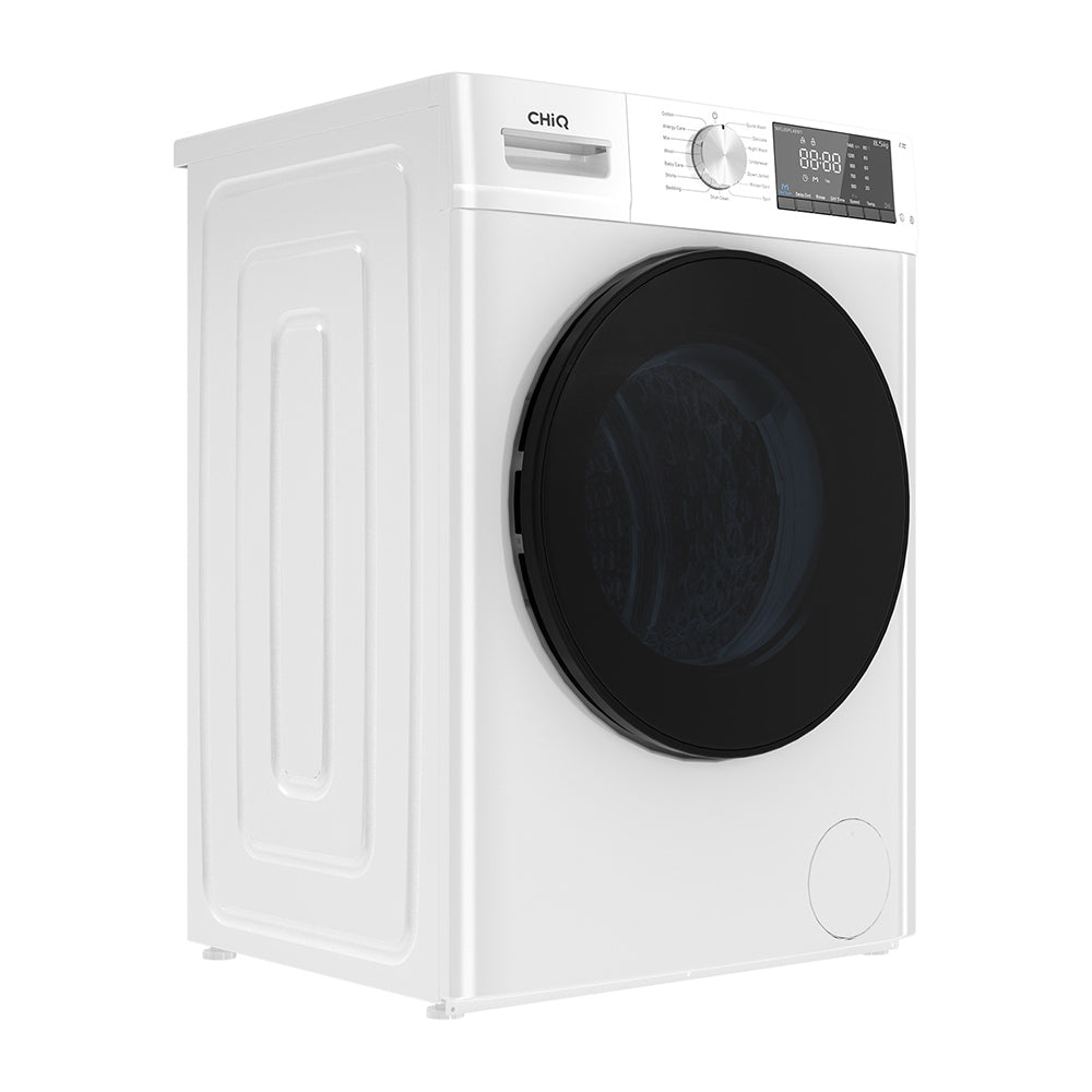 CHiQ 8.5kg Front Load Washing Machine WFL85PL48W1, Front right view