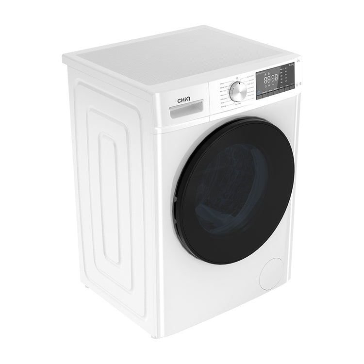 CHiQ 8.5kg Front Load Washing Machine WFL85PL48W1, Top front right view