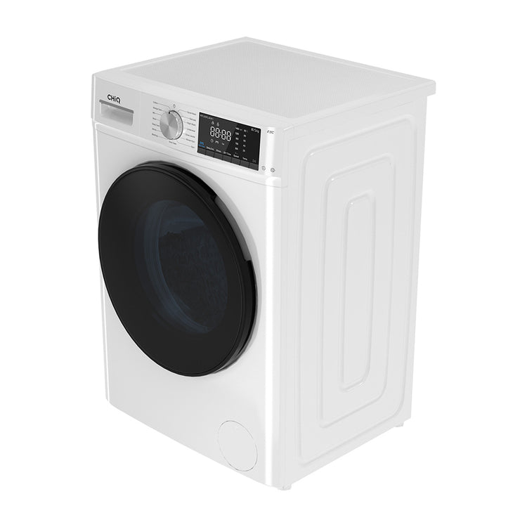 CHiQ 8.5kg Front Load Washing Machine WFL85PL48W1, Top front left view