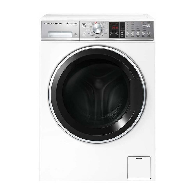 Fisher & Paykel 10kg Front Loader Washing Machine with Steam Care WH1060S1, Front view