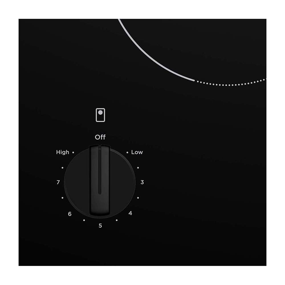 Westinghouse 30cm 2 Zone Ceramic Cooktop WHC322BC, Control panel view