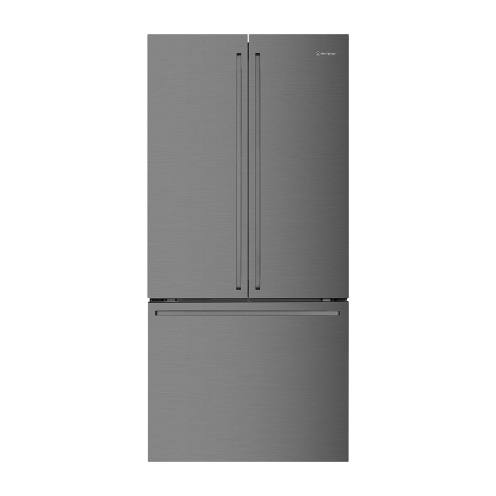 Westinghouse 491L French Door Fridge Dark Steel WHE5204BC, Front view