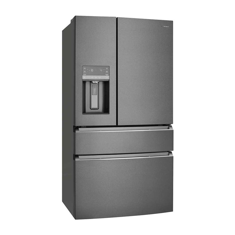 Westinghouse WHE6170BB 609L French Door Fridge Dark Steel