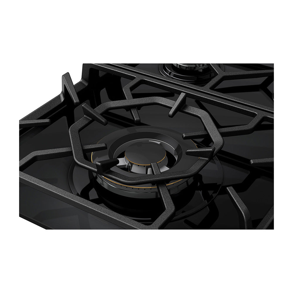 Westinghouse WHG638BC Gas-on-Glass Cooktop, Cooktop view 6