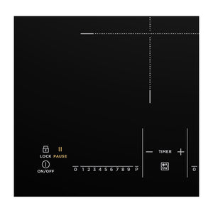 Westinghouse 30cm Induction Cooktop, Control panel view