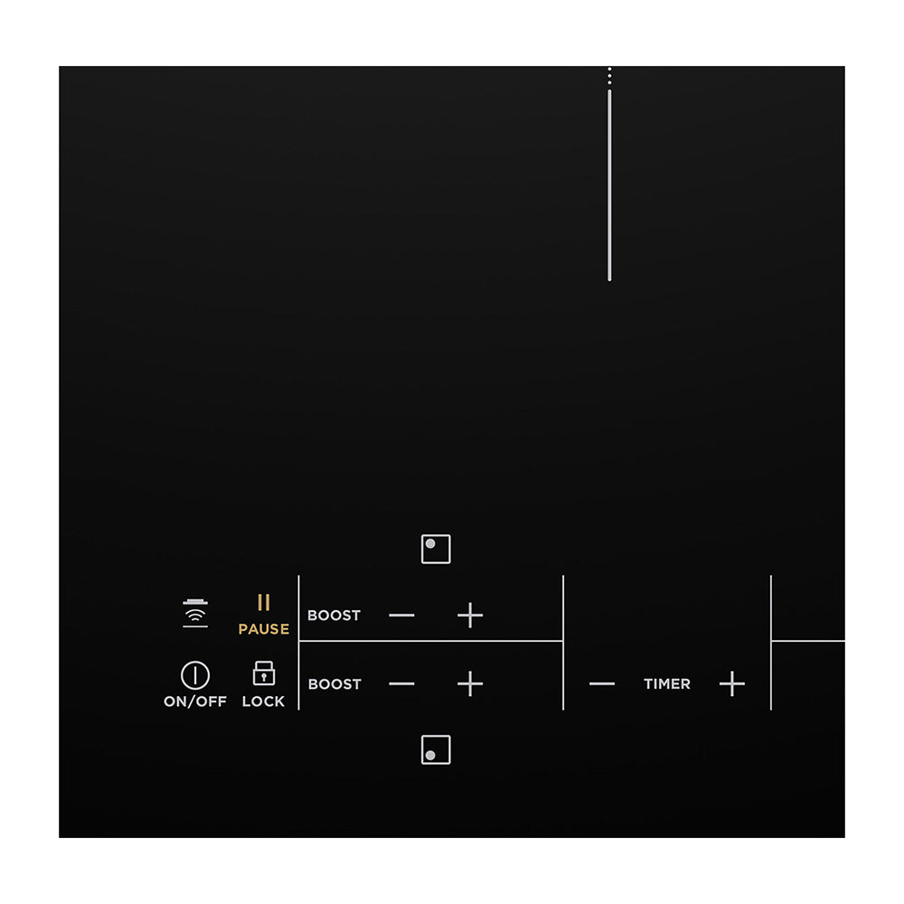 Westinghouse WHI633BC 60cm 3-Zone Induction Cooktop, Control panel view