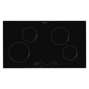 Westinghouse WHI944BA 90 cm 4 Zone Induction Cooktop, Top view