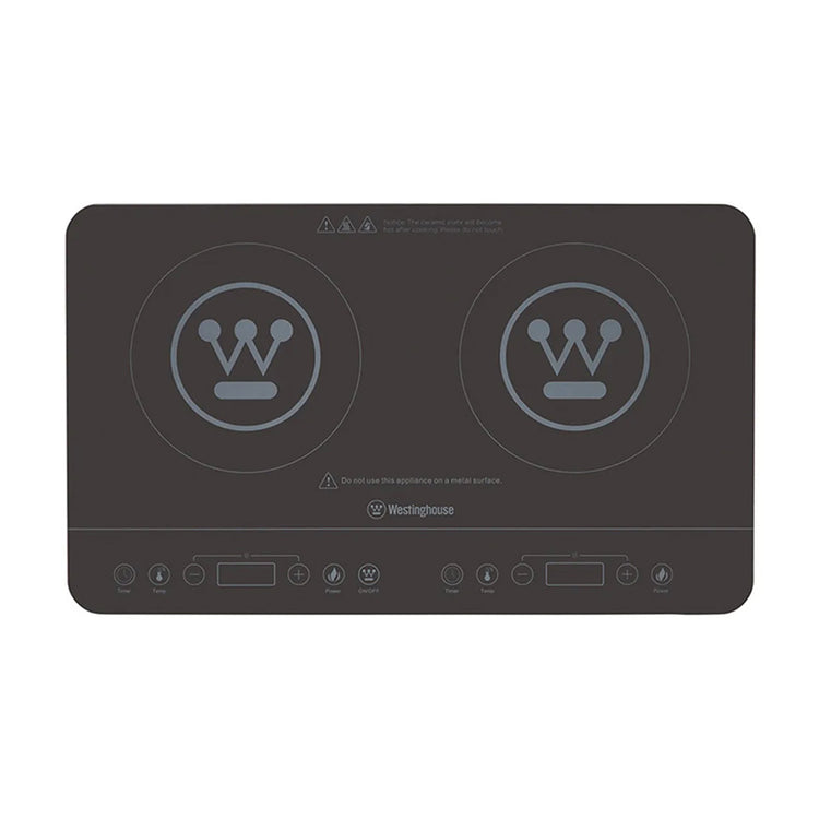 Westinghouse Portable Twin Induction Cooktop WHIC02K, Top view