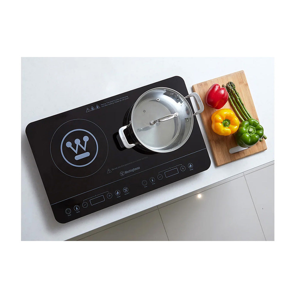 Westinghouse WHIC02K 2 Zone Portable Induction Cooktop