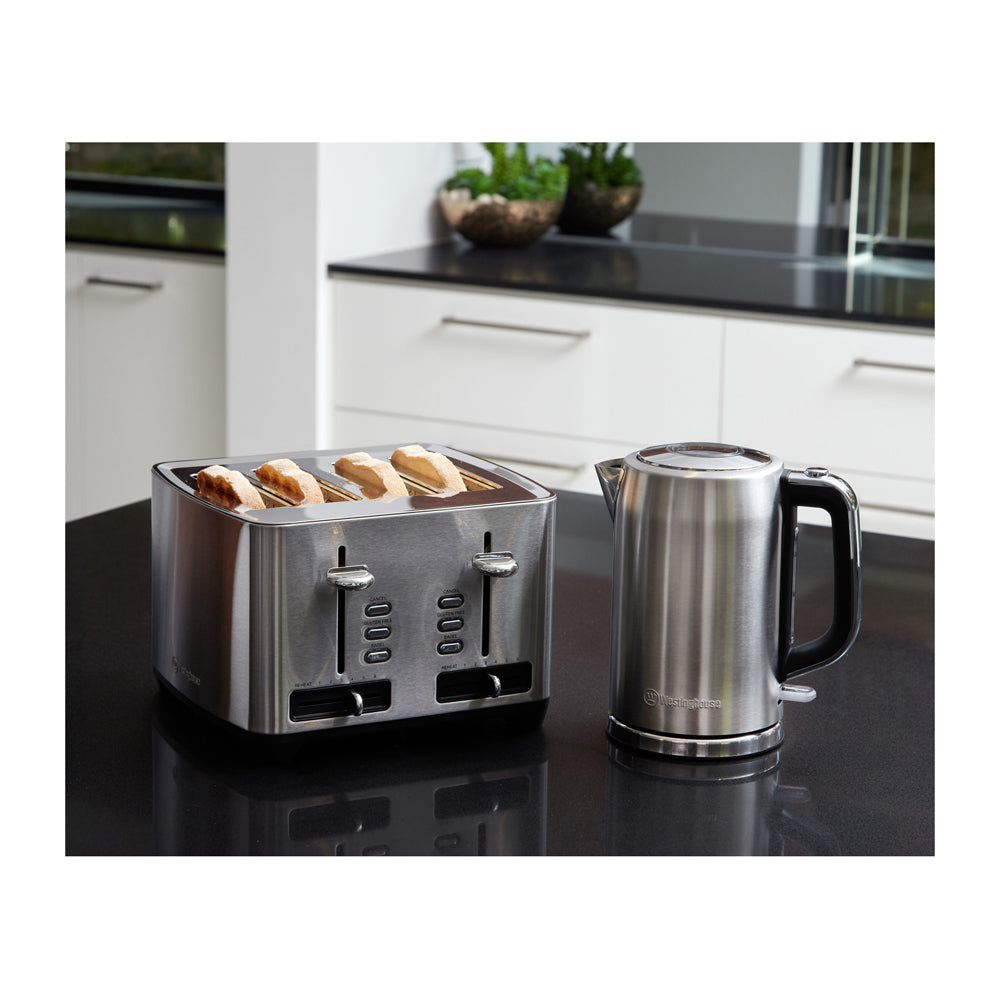 Westinghouse WHTS4S05SS 4 Slice Toaster, Stainless Steel