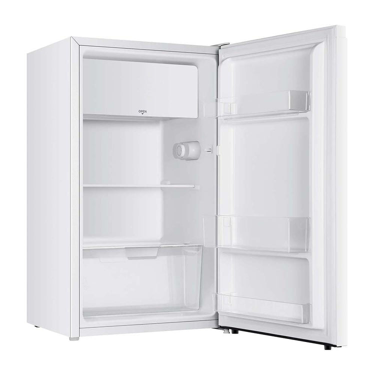 Westinghouse WIM1000WD 93L Bar Fridge White, Front right view with door open