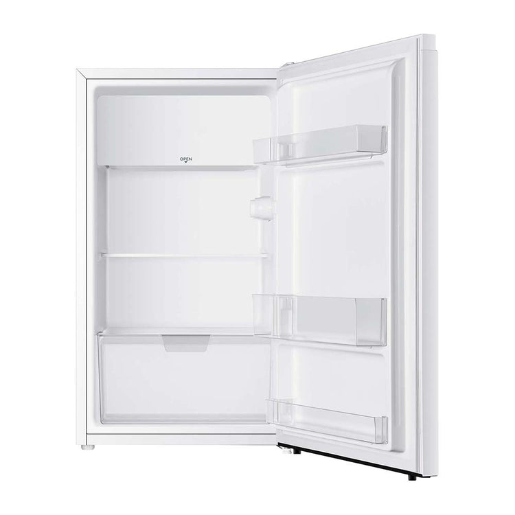 Westinghouse WIM1000WD 93L Bar Fridge White, Front view with door open