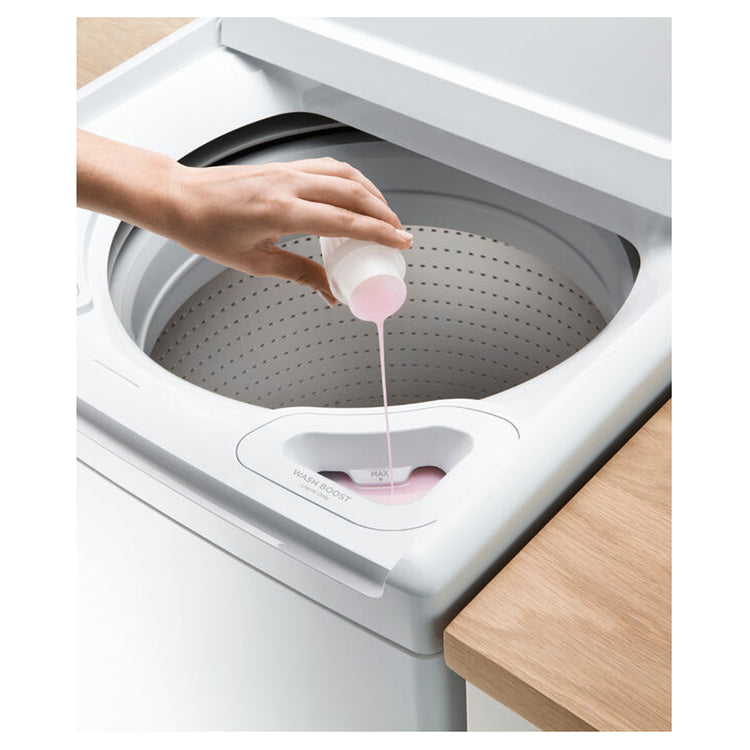 Fisher & Paykel 10kg Top Load Washing Machine WL1068P1, Front viewFisher & Paykel 10kg Top Load Washing Machine WL1068P1, Detergent tray view 1