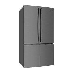 Westinghouse 541L French Door Fridge Dark Steel WQE6000BB, Front right view